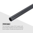 thumbnail image 4 of Uxcell 1 Count Polyvinyl Chloride Rigid Pipe High Impact for Water Pipe, 8mm x 10mm Deep Grey, 4 of 7