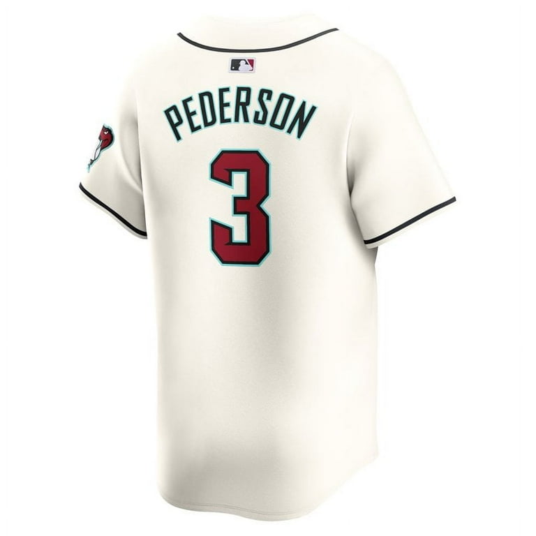 Men s Baseball Uniforms Arizona Diamondbacks No.3 Joc Pederson White Replica Jersey Fans Matchday Shirt Walmart