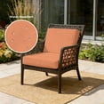 thumbnail image 1 of Outdoor Patio Cushion Covers 4 Pack Solid Color Patio Chair Cushion Covers with Ties and Zipper Orange Waterproof Outdoor Seat Cushion Covers for Patio Furniture 22"x22", 1 of 7