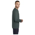 thumbnail image 3 of Port & Company Men's Long Sleeve Core Blend Durable T-Shirt Dark Green 4X-Large, 3 of 4