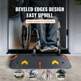 thumbnail image 2 of VEVOR Rubber Threshold Ramp Door Ramp 1.5" Rise 33069 lbs Load Rubber Curb Ramp, 2 of 9