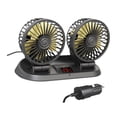thumbnail image 1 of Ventilador de refrigeración para coche genérico de 12/24 V, doble cabezal, potente, silencioso, giratorio, aire portátil Estándar, 1 of 8