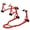Red, variant on Pinypikaka Heavy Duty Motorcycle Stand Lift, 900Lbs Capacity Front & Rear Combo Stands, Adjustable Motorcycle Lift for Repairs, Maintenance, for Stability & Safety