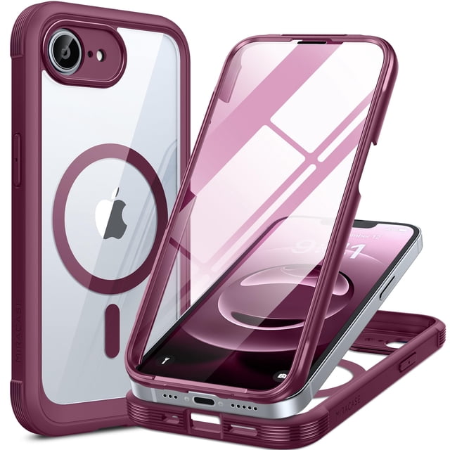 Funda magnética Miracase para iPhone 16E con protector de pantalla