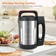 thumbnail image 6 of 2L 6-in-1 Multifunctional Electric Soup Maker with LCD Panel Stainless Steel, 2-6 Servings Capacity Black, 6 of 11