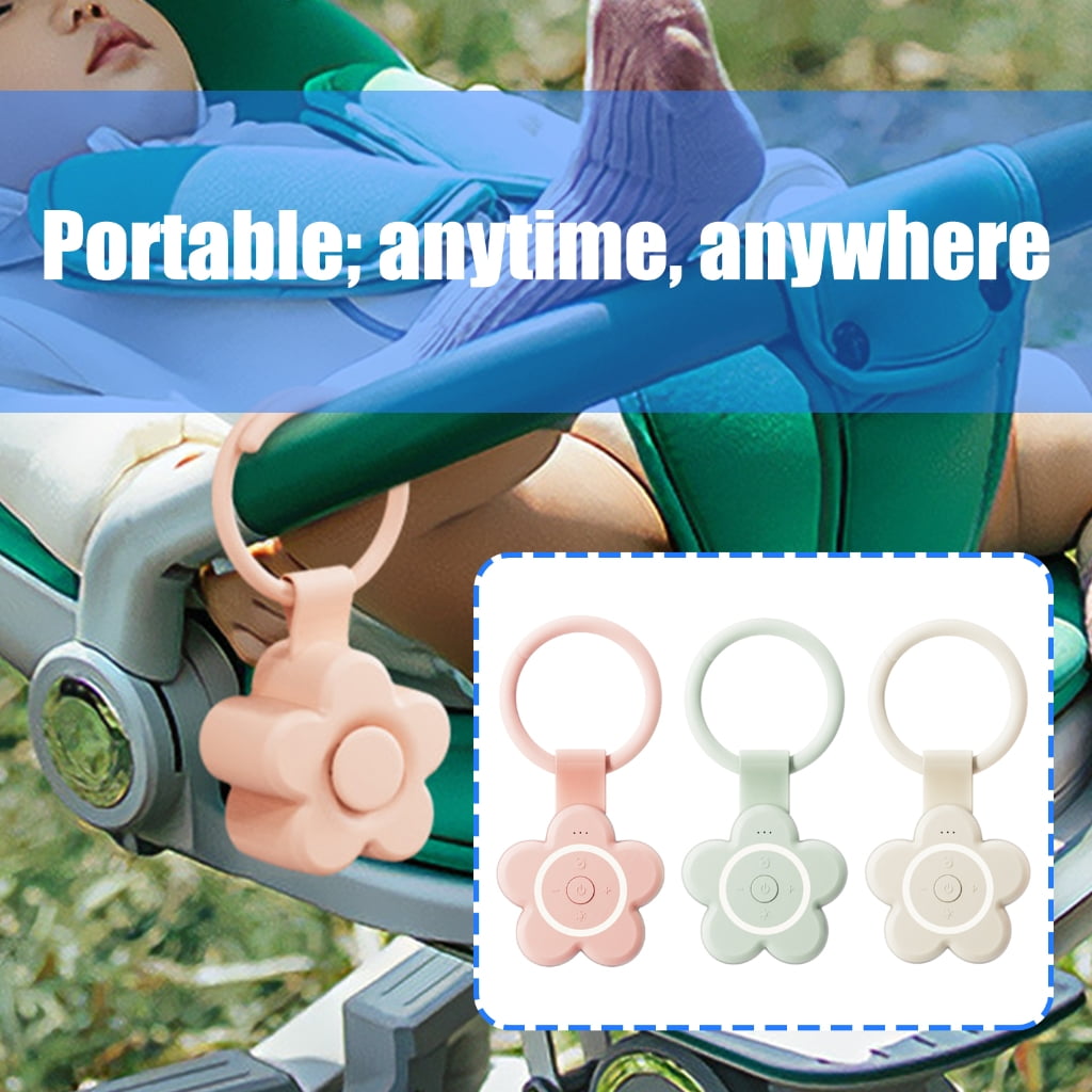 Zeiwohndc Portable Baby Sound Device White Noise Timers Sleep Aid Travel Soothers Stroller Clip
