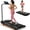black, variant on 2-in-1 Walking Pad with 8% Manual Incline,2.5HP Under Desk Treadmill for Home Office,Portable Treadmill with Handle 300 lb Capacity