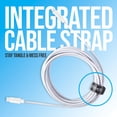 thumbnail image 4 of Cable cargador Naztech Lightning de 12 pies USB-C a MFi para iPhone, blanco, 4 of 7