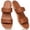 Brown, variant on Two-Band Braided Espadrille Slide for Women Open Toe Flat Slip On Sandals with Jute Non Slip Sole Cushioned Footbed for Summer Casual Women Sandals