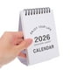 thumbnail image 2 of Calendario de escritorio pequeño: Mini calendario mensual de pie plegable 2026-2027 para mesa, ideal para el hogar o la oficina, color blanco., 2 of 8