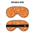 thumbnail image 2 of Xecao Orange Glitter for Soft Fluffy Sleeping Blindfold, Nap eye cover tailored for the utmost comfort for girls, women, kids, and adults., 2 of 7