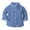 Blue, variant on HAOTAGS Boys Button UP Shirts, Lightweight Long Sleeve With Chest Pocket School Uniform Shirts Pink 4 Years