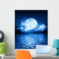 thumbnail image 1 of Blue Moon Wall Mural by Wallmonkeys Peel and Stick Graphic (24 in H x 20 in W) WM301679, 1 of 4
