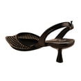 thumbnail image 3 of Tacones Mujer NOMADAS Zapatillas Formal Casual Diario Abierto negro 25, 3 of 4