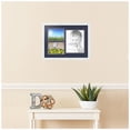thumbnail image 2 of ArtToFrames Collage Photo Picture Frame with 1 - 8x10 and 2 - 5x7" Openings, Framed in White with Deep Blue and Black Mats (CDM-3966-1128), 2 of 8