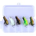 thumbnail image 2 of 5pcs fishing Lures, Grasshopper Bait Bionic Mini Fishing Topwater Lures for Freshwater and Saltwater, 2 of 6