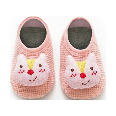 

NIUREDLTD Baby Cotton Sandals Light Soft Sole Toddler Sandals Cartoon Decoration For Children Learning To Walk Size L