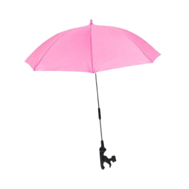 Sombrilla de playa con abrazadera de 30 pulgadas, , portátil, multifuncional, para cochecito, para jardín, patio, picnic o césped.