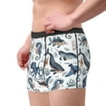 thumbnail image 3 of Bingfone Underwater Animals 1 Men's Underwear - Casual Stretch Boxer Briefs-XX-Large, 3 of 7