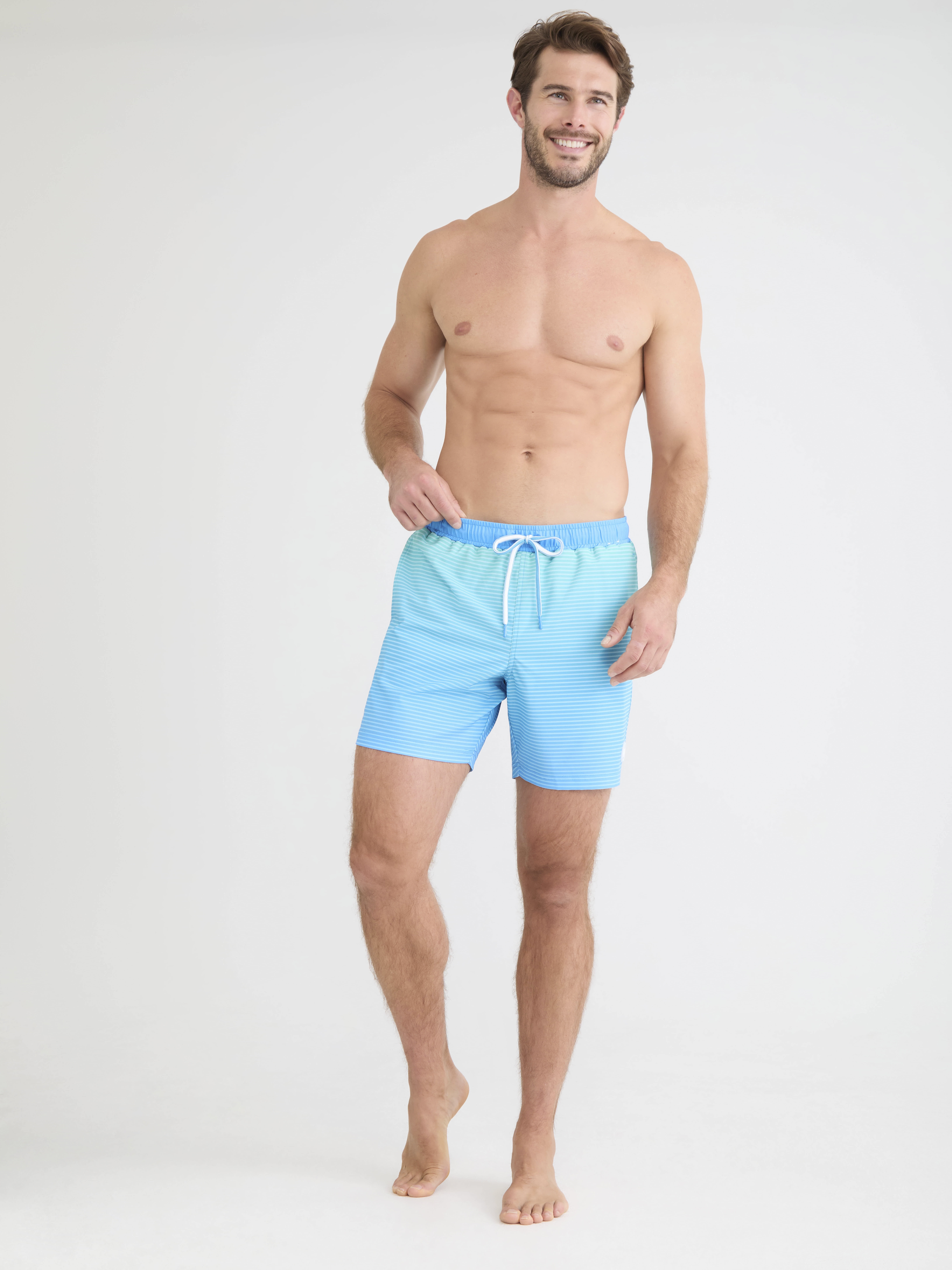 Birdie Bound Men's & Big Men's Swim Trunks with 2-In-1 Liner, Sizes S-3XL