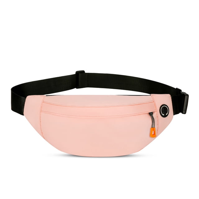 Hukapapa Runner's bolsillo pequeño en la cadera-bolsillo deportivo de ocio-bolsillo fitness-bolso diagonal para viaje y correrrosa