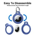 thumbnail image 2 of For Apple AirTag Case PC Protective Cover for AirTags 2021 with KeychainBlue, 2 of 8