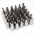 thumbnail image 4 of 10pcs Reusable Stainless Steel Icing Tip Pastry Tips Cake decoration Cake Decorating Supplies (Random Patterns), 4 of 7