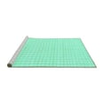 thumbnail image 2 of Ahgly Company Machine Washable Indoor Rectangle Solid Turquoise Blue Modern Area Rugs, 8' x 10', 2 of 4