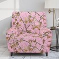 Encrypted Pink Binienty Pink Maple Camo 4 Piece Reclining Sofa Slipcovers High-Elastic ...