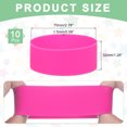 thumbnail image 2 of 10Pcs Silicone Rubber Bands Non-slip 4.33 Inch for Art, Rose Pink, 2 of 6