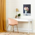 thumbnail image 2 of UrbanPro Mid-Century Wood Secretary Desk in White, 2 of 4