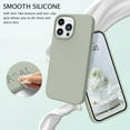 thumbnail image 5 of iPhone 14 Pro Max Case, Liquid Silicone Soft Gel Rubber iPhone 14 Pro Max Phone Case Slim Case with Microfiber Lining Protective Phone Cases for 6.7 inch iPhone 14 Pro Max, Calke Green, 5 of 16