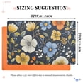 thumbnail image 6 of Yayeee Doormat for Indoor Entrance 32" x 20" Non Slippery Floor Rug, Navy Floral Pattern, 6 of 8