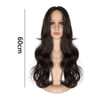 thumbnail image 2 of Ladies Wavy Wigs Long Curly Wigs Synthetic Party Wigs Full Mid Section Wigs Natural Look, 2 of 5