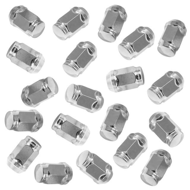 USHOBE 20Pcs Car Wheel Hub Caps Silver Round Wheel Protection for Vehicle Maintenance