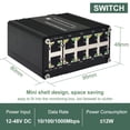 thumbnail image 2 of Conmutador Gigabit Ethernet xoxnikior IMC0010G de 10 puertos, 2 of 7