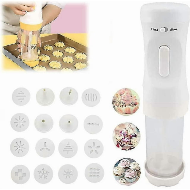 Electric Ie Press Gun,ie Ma Kit, Electric Ie Rating Tool 12 Discs And 4 Tips ,for Diy Ie Maker And Cake Cak