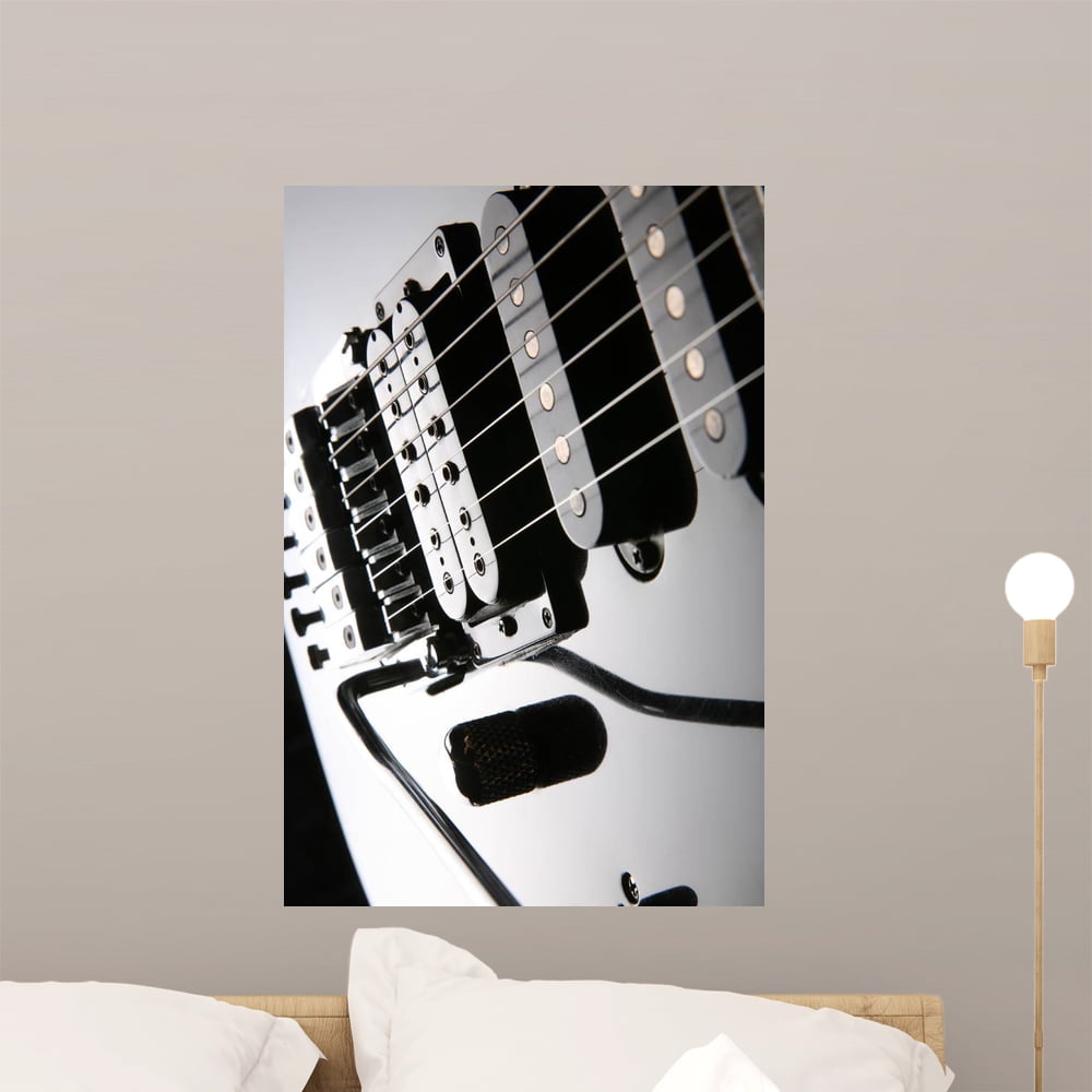 Electric Guitar Wall Mural by Wallmonkeys Peel and Stick Graphic (24 in