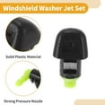 thumbnail image 5 of Unique Bargains Windshield Washer Nozzle Kit for Honda Pilot 2009-2014 No.76810SZAA01ZA with Gaskets,Hose Connector Fluid Hose, 5 of 6