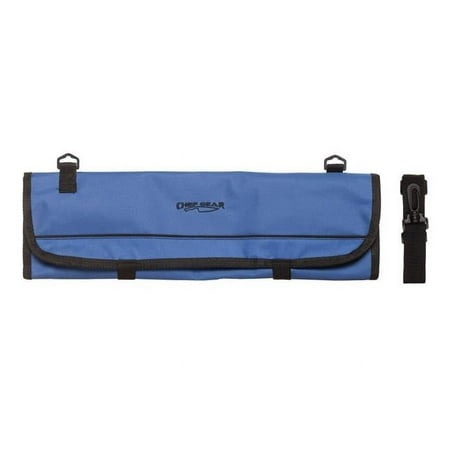 UPC: 0859358005935 | Ergo Chef 1009B 9 Pocket Chef Gear Knife Roll Bag – Blue