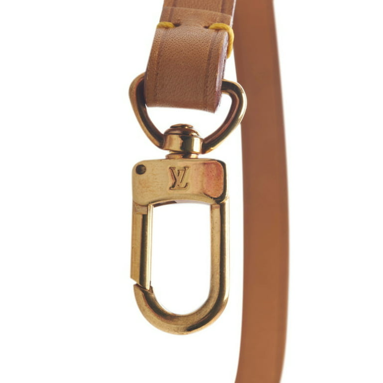 Authenticated Used Louis Vuitton handle strap brown leather ladies LOUIS  VUITTON 