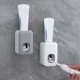 thumbnail image 4 of Dispensador de pasta de dientes automático montado en la pared, exprimidor autoadhesivo, soporte de pasta de dientes para baño, blanco Feliz Sencillez, 4 of 5