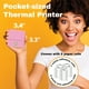 thumbnail image 5 of Impresora térmica Rotuladora Core Innovations Wireless Rosa, 5 of 9