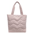 thumbnail image 1 of Bolso Puffer Tote Bag para Mujer Acolchado Color Sólido Bolsas Axilas, 1 of 9