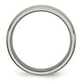 thumbnail image 2 of Auriga Fine Jewelry Titanium 8mm Grooved Band for Men Size 11, 2 of 6