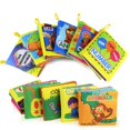 thumbnail image 1 of Montessori Baby Cloth Books Soft Rustle Sound Baby Quiet Books Infant Early Learning Educational Toys 0 -12 Months RattleA-Pattern CognitionChina He Qiyong unisex, 1 of 1