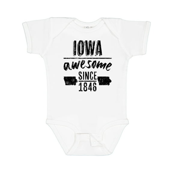 Inktastic Iowa Awesome Since 1846 Boys or Girls Baby Bodysuit
