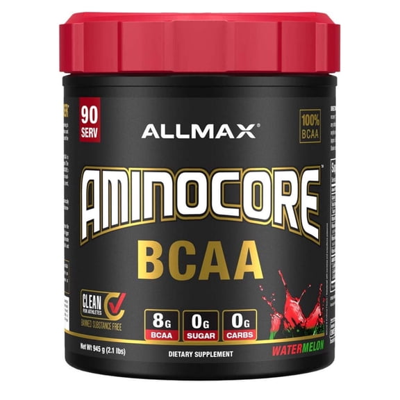 ALLMAX AMINOCORE BCAA, Watermelon, 2.1 lbs (945 g)