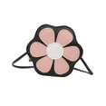 thumbnail image 5 of Girl Crossbody Purse Small Crossbody Bags Zipper Trendy Flower Purse Portable PU Pink, 5 of 7