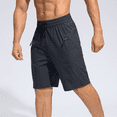 thumbnail image 4 of PUZTLOY Men's Swim Trunks Quick Dry Board Shorts with Zipper Pockets Beach Shorts Bathing Suits for Men - No Mesh Liner-Grey S-3XL, 4 of 11